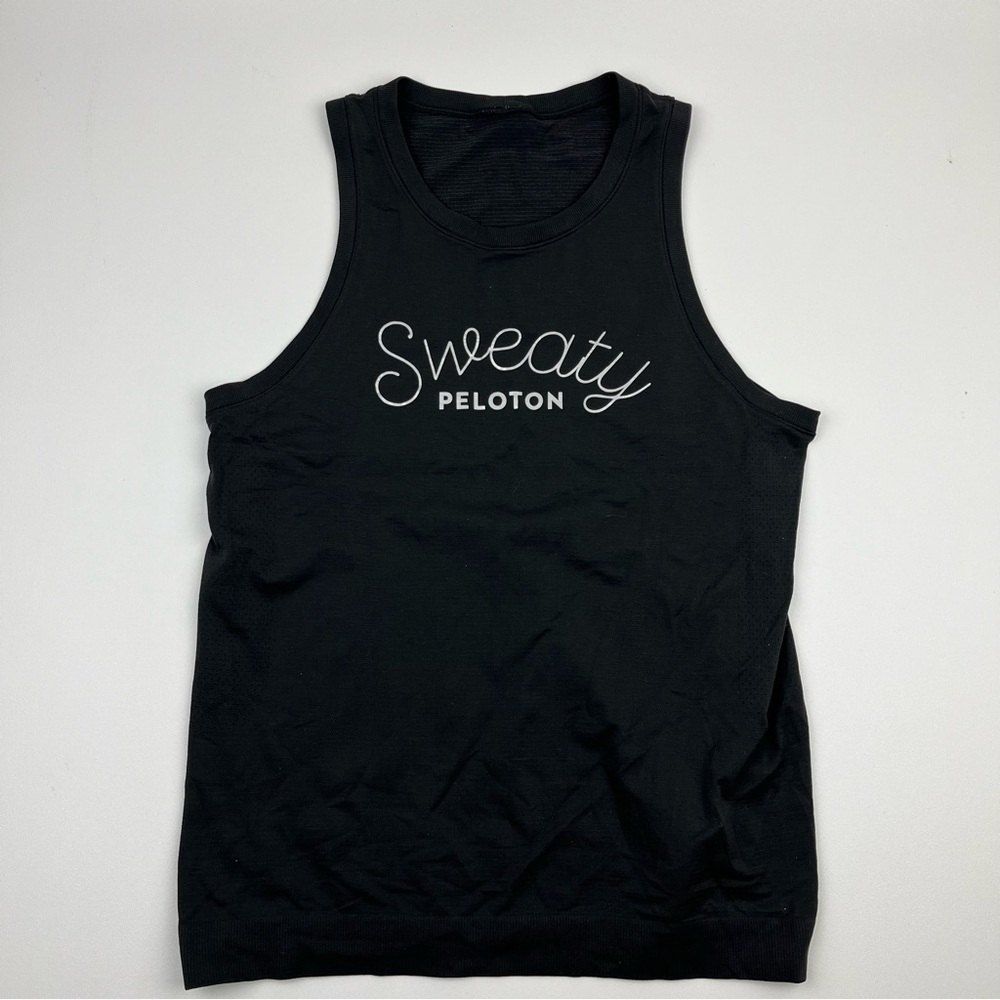 Lululemon Peloton Sweaty Swiftly Breathe Muscle Tank Black Black